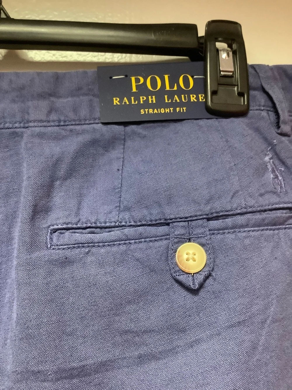 Polo RL Straight Fit Linen/Cotton Blend Pants NWT
